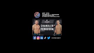 UFC 274 Michael Chandler vs Tony Ferguson Lightweight Bout May 7 Fight Simulation Highlight #shorts