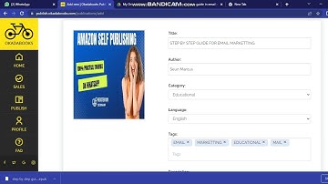 HOW TO PUBLISH ON OKADA BOOKS Cont