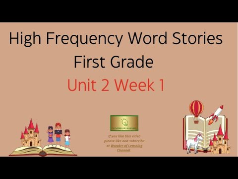 High Frequency Word Story First Grade Unit 2 Week 1 - YouTube