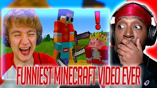 Reaction To Minecraft's Funniest YouTuber Hunger Games...