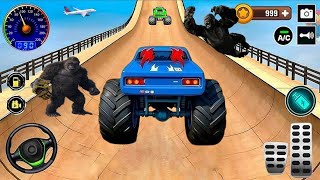 Real monster truck stunt 3d extreme sky truck monster stunt in gameplay.. screenshot 5