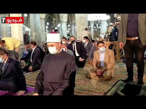 مفتى الجمهورية يصل مسجد السيد البدوى بطنطا لأداء صلاة الجمعة