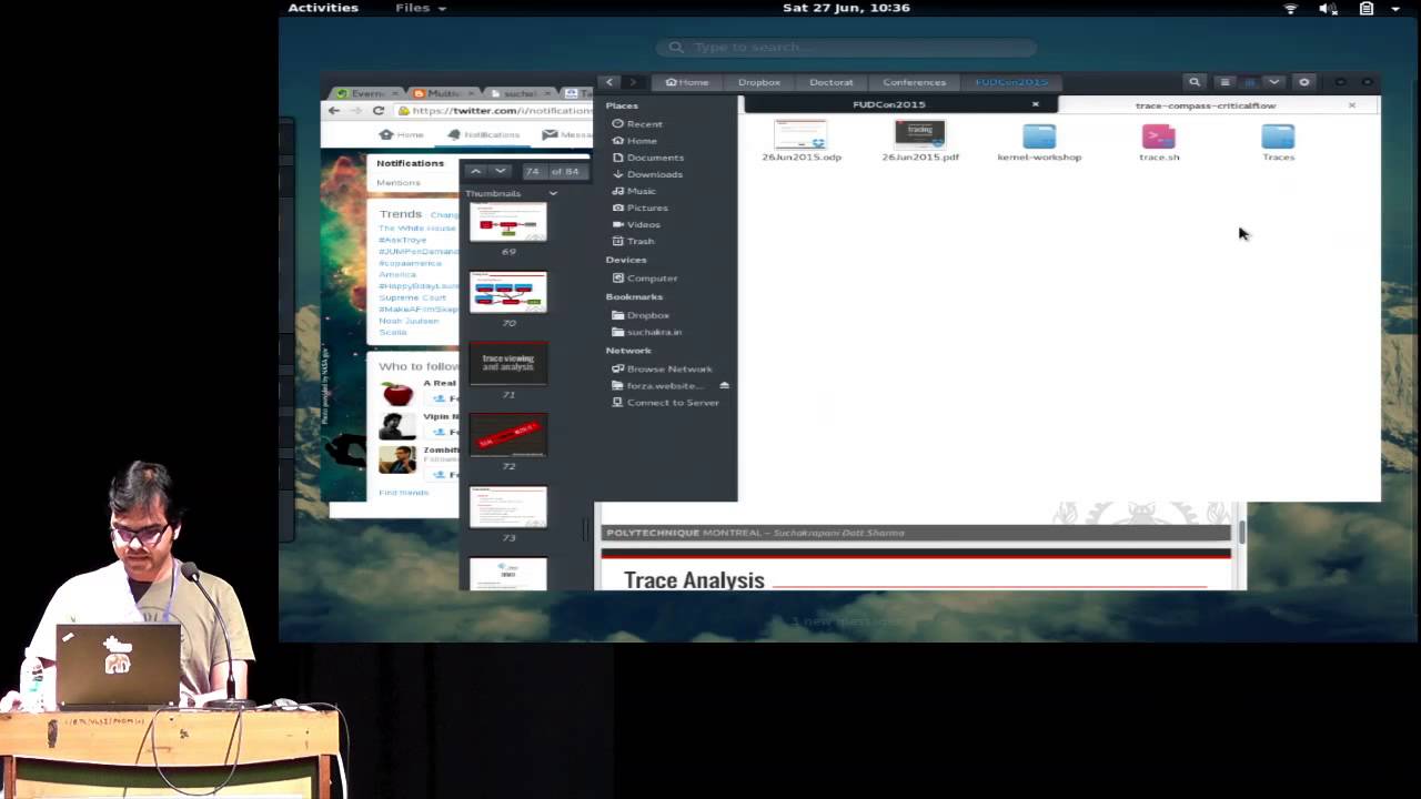 Suchakrapani Datt Kernel And Userspace Tracing With LTTng And Friends Suchakrapani datt kernel and userspace tracing with lttng and friends