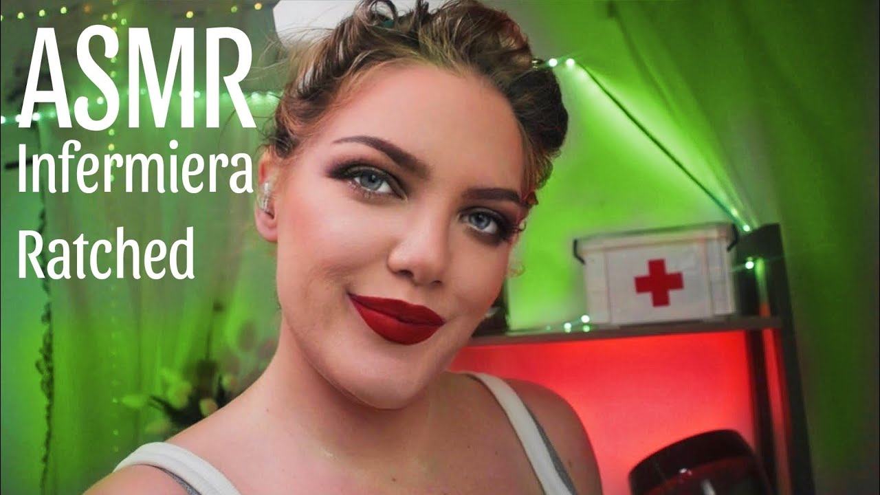 ASMR Visita Medica con Infermiera Ratched | Esame Nervi Cranici e Ear Cleaning