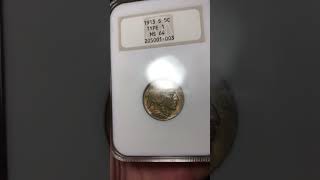 Toned Semi-Key date Buffalo nickel!  #coins #ngc #rarecoins