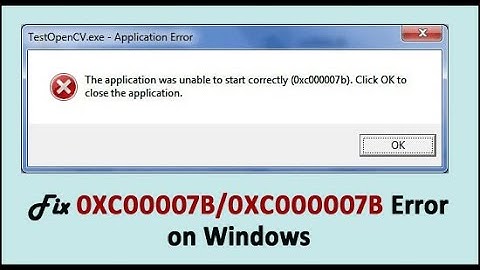 How to Fix Error 0xc00007b in Windows 10/8.1/8/7 (Best Method) [100% Solved] #howto #0xc000007b
