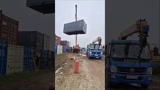 Манипулятор. Crane manipulator operation. #адыгея #краснодар #груз #перевозка #опасно #Truck #фото