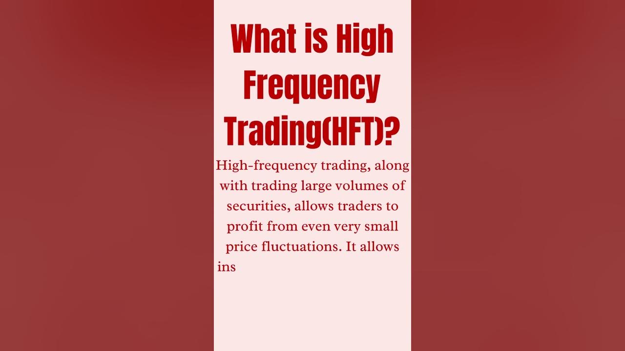 What is HighFrequency Trading (HFT)? Explained with Examples Learn