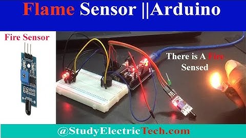Flame / Fire Sensor Using Arduino UNO with RGB and Buzzer
