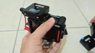 DJI Action 6 - install mic rode go wireless