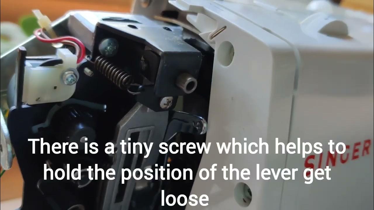 Sewing Machine Clicking Noise (Thread TakeUp Lever Problem) YouTube