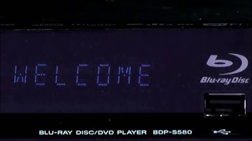 How to perform a firmware update on a Sony Blu-Ray Disc Player with internet connection