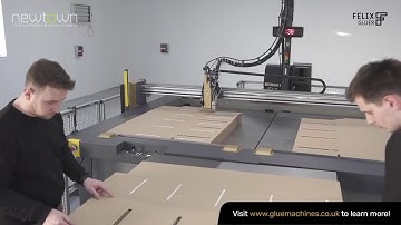 FELIX GLUER® - XY Glue Plotter Table (CNC Gluer) #glueplotter #cncgluer #xygluer