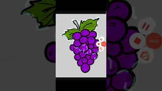G For Grapes | Kids Nursery Rhyme |  Grapes Painting #drawing #kids #kidssong