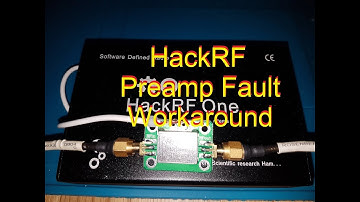 HackRF Preamp Workaround