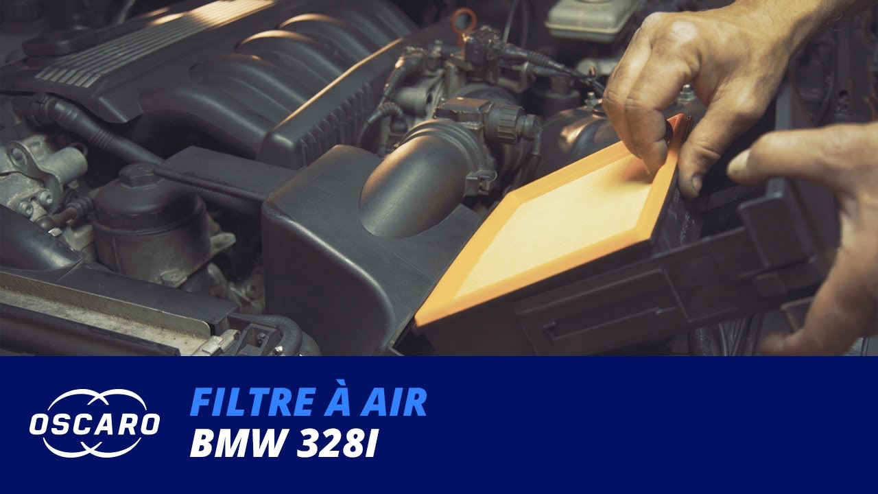Changer le filtre à air sur BMW 328i - Tutoriels Oscaro - YouTube