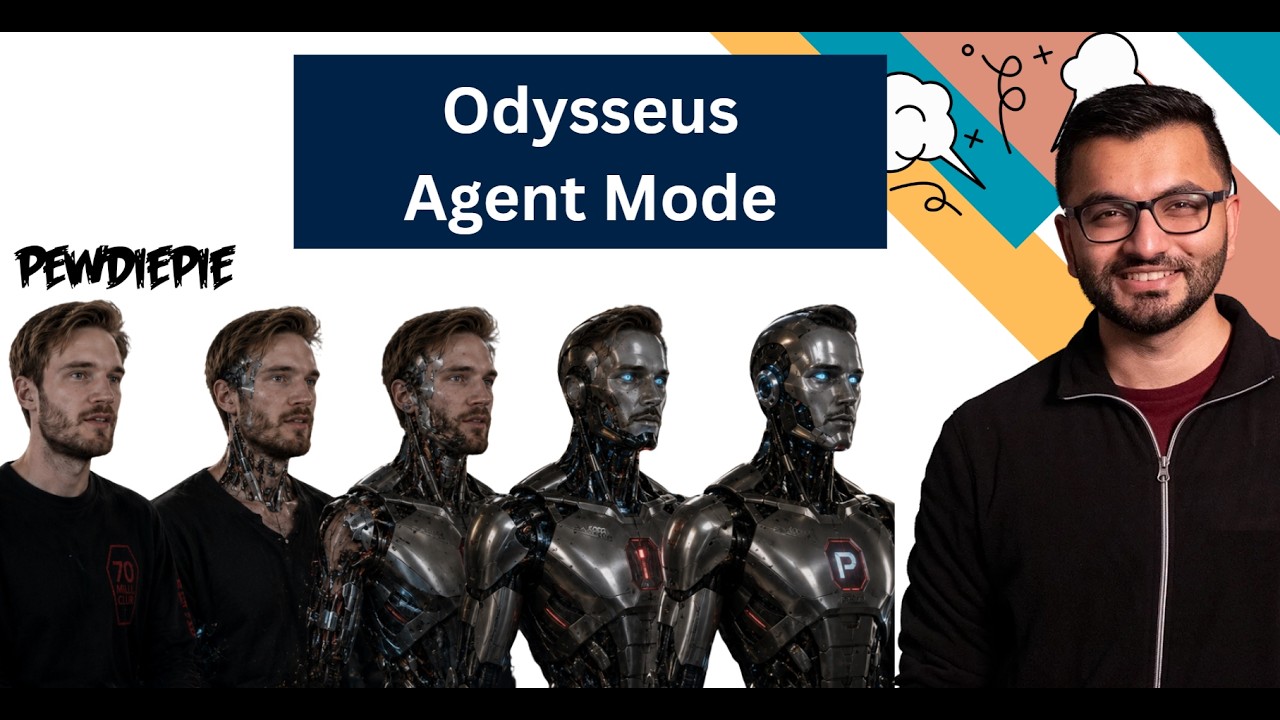 PewDiePie's Odysseus agent mode is a total game changer