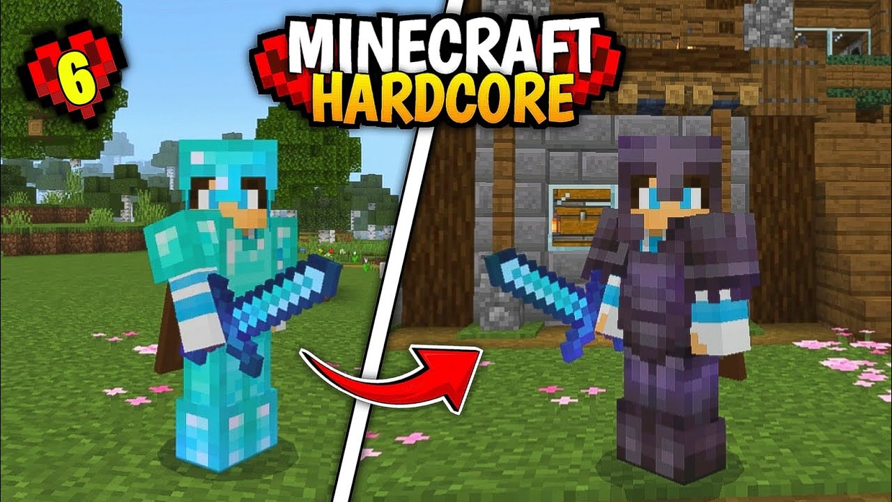 I Become overpowere  in Minecraft hardcore 🤯 | Minecraft pe 1.21 hardcore series EP-6