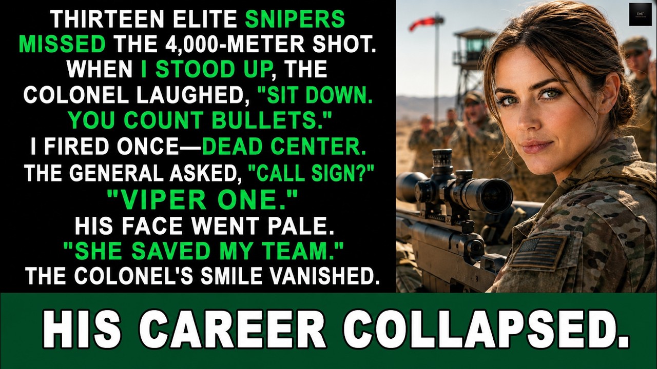 “Sit Down, You Count Bullets,” The Colonel Laughed—Until I Hit The 4,000-Meter Shot And...