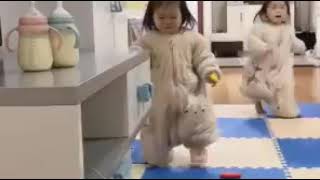 funny father and his lovely children | son beauty | funny video funny and cute chinese funny video