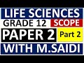 LIFE SCIENCES PAPER 2 FINAL REVISION 2025  GRADE 12 2025 FINAL EXAMS  NOVEMBER PREP THUNDEREDUC