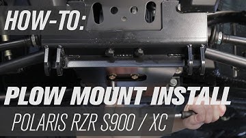 How To Install the Tusk Subzero UTV Snow Plow Mount | Polaris RZR S 900 & XC