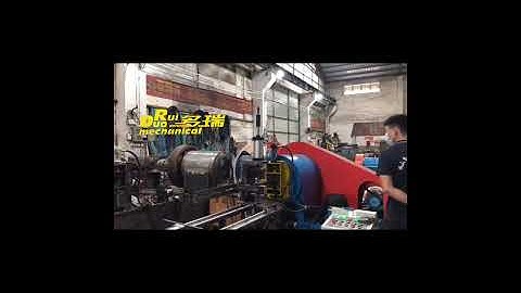 Semi automatic hydraulic pipe embossing machine