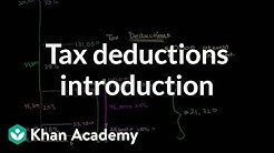 Tax deductions introduction | Taxes | Finance & Capital Markets | Khan Academy 