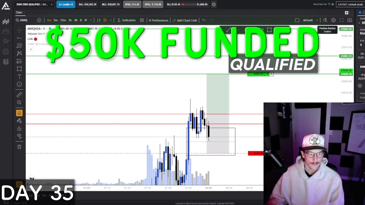 5 Day Losing Streak + Best Way to Backtest ANY Strategy/Learn (XFA Day 35)