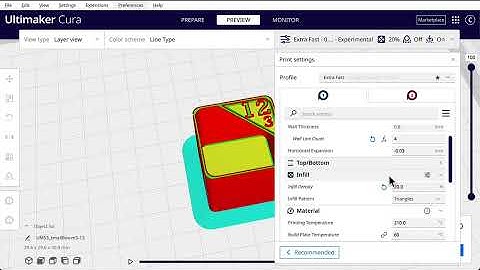 Two Color dual extruder by layer height: 3D printer model