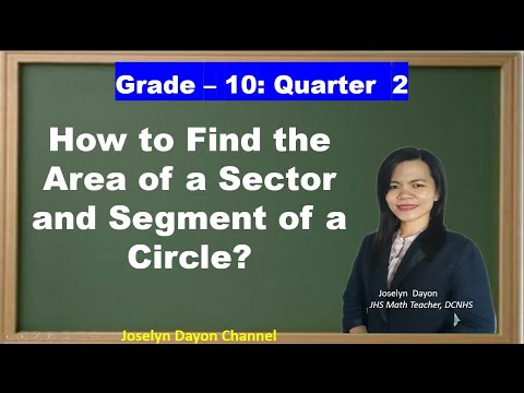 how to find the segment of a circle - Scroll down the page for more explanations