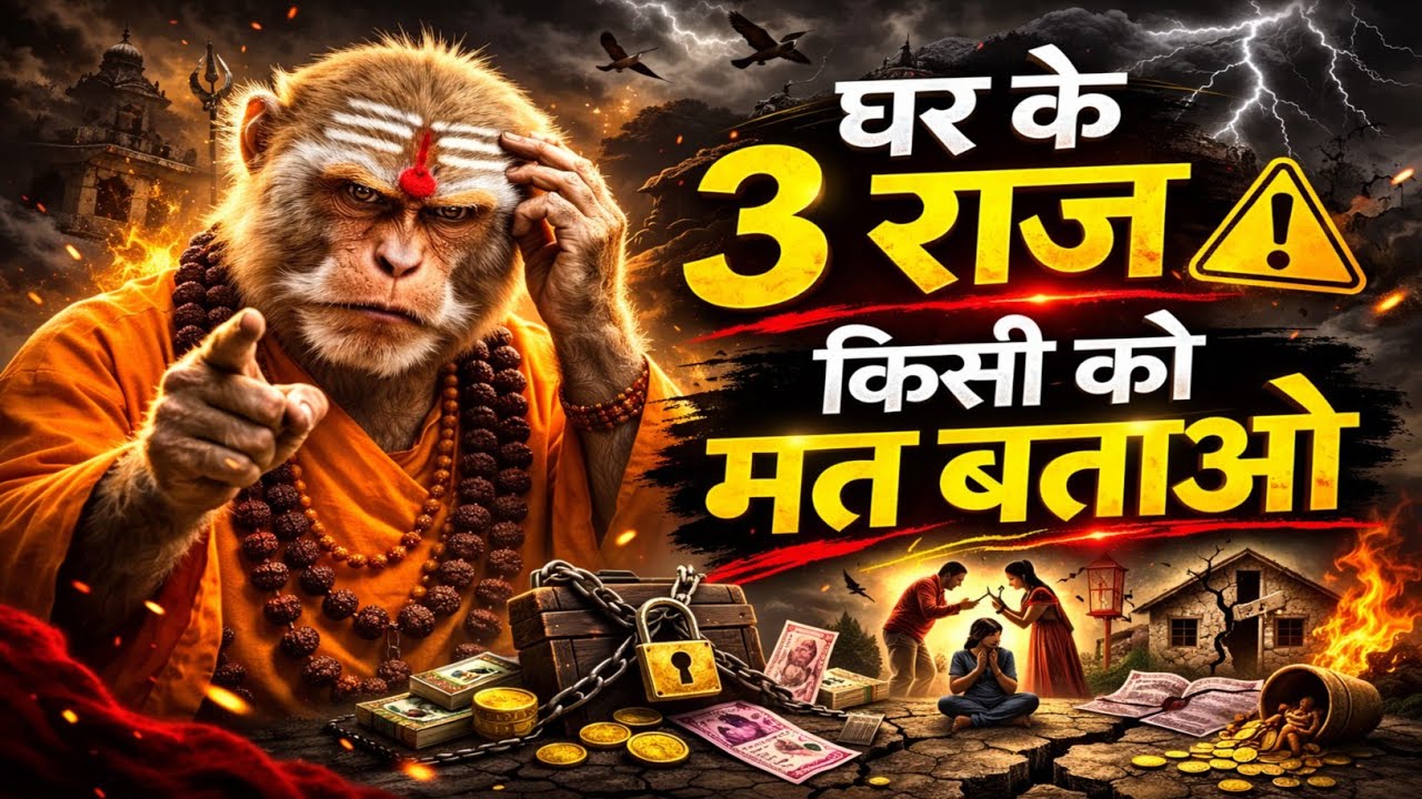 ये 3 बातें किसी को बता दी तो घर बर्बाद हो जाएगा 😱 बाबा जी की चेतावनी। @AlBabaVani 