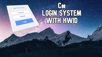 C# Login System HWID with API