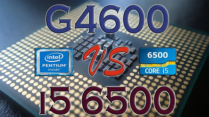 G4600 vs i5 6500 - Benchmarks / Gaming Tests Review And Comparison / Kaby Lake vs Skylake