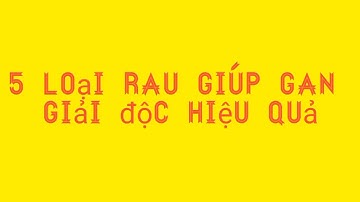 5 Loại rau giúp bạn giải độc gan rất hiệu quả (biết sớm khỏe sớm)