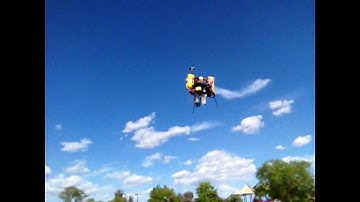 VTOL DRONE - MONOBOT: AERIAL ROBOTICS GPS & BARO TEST1 - TRIPORT THRUST VECTORING - MONO-PHAN