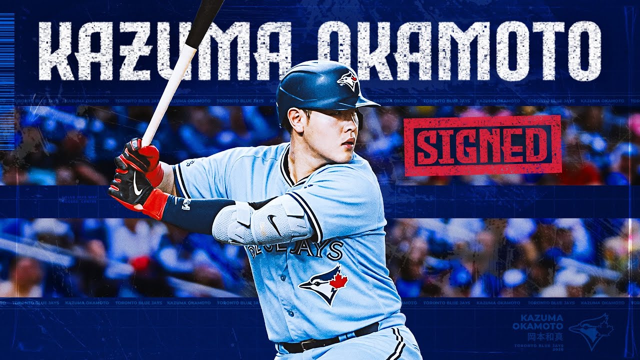 Blue Jays sign SIX-time NPB All-Star Kazuma Okamoto! - YouTube