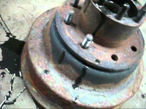 changing dodge 350 brake drums - YouTube 85 chevy truck wiring diagram 