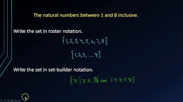 HACC - Math 111 - 2.1 Example 1 Video - Set Notations