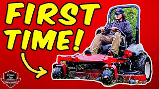 [Training Day!] Rob Goes SOLO Mowing Wet Grass! [Nasty Out]