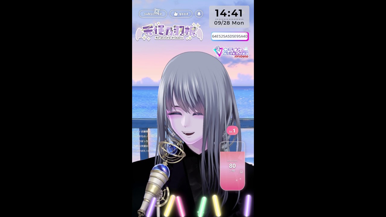 【縦型歌枠】突発歌枠、珍しく大人しい曲多め|カラオケJOYSOUND for STREAMER【天使乃羽根/個人Vtuber】 #shorts