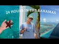 my dad flew us to the Bahamas for 24 hours...