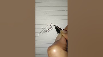Signature of name Atharav.Comment ur name. #signature #sign #design #calligraphy #utubeshorts #utube