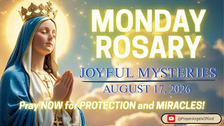 Holy Rosary Today ✝️ Monday Rosary 🙏 August 17, 2026 🕊️ Joyful Mysteries of the Rosary 📿
