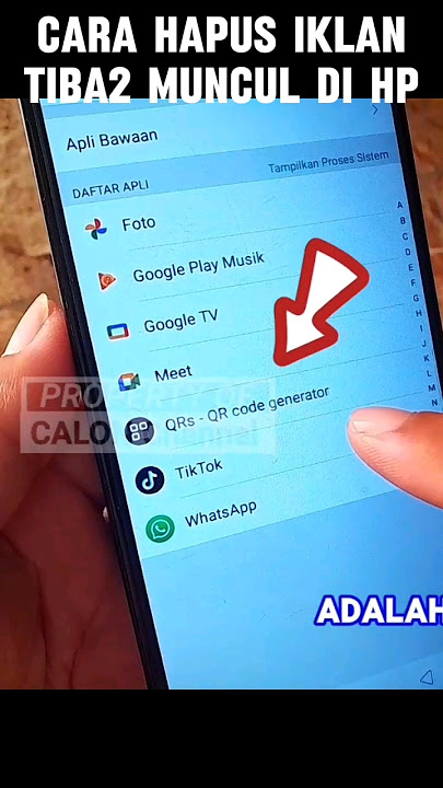 Hapus Iklan yang sering muncul tiba tiba di Android #tutorial #shorts