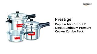 Prestige 2L+3L+5 Litres Pressure Cookers, Gas & Induction compatible by Merkury 3 views 2 months ago 59 seconds
