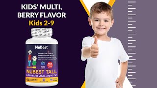 Nubest Tall Kids Berry Chewable Multivitamins & Minerals