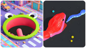 Hole.io vs Snake Clash.io - (All Max Level, New Update), ASMR Game