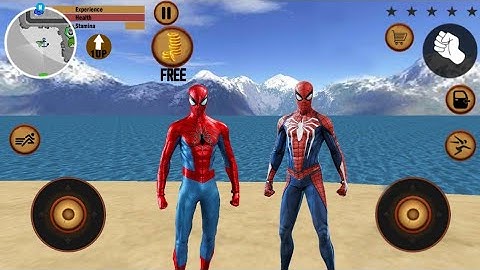 Spider Stickman Rope Hero Vegas Gangster Town #1 Android Gameplay