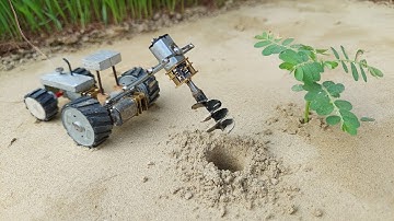 Diy Tractor Tree Planting Machine Science Project | Sonilex official